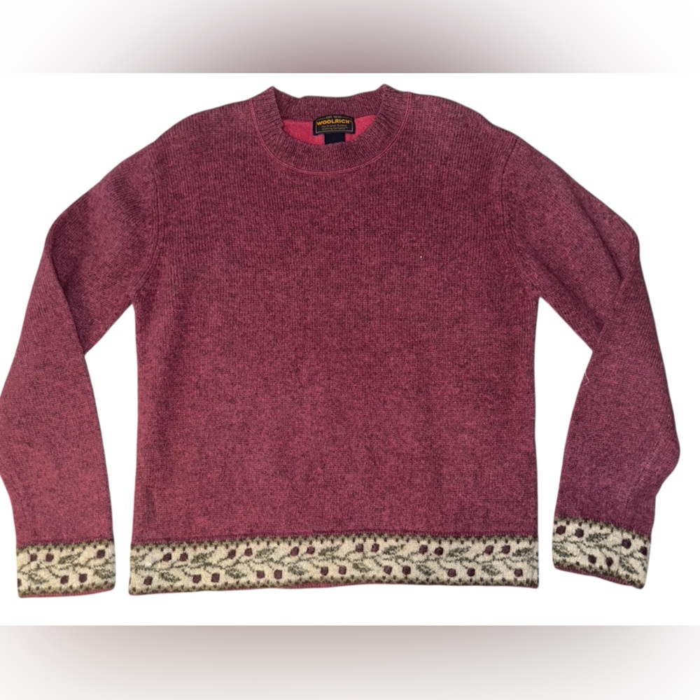 Vintage Woolrich wool  crewneck sweater S